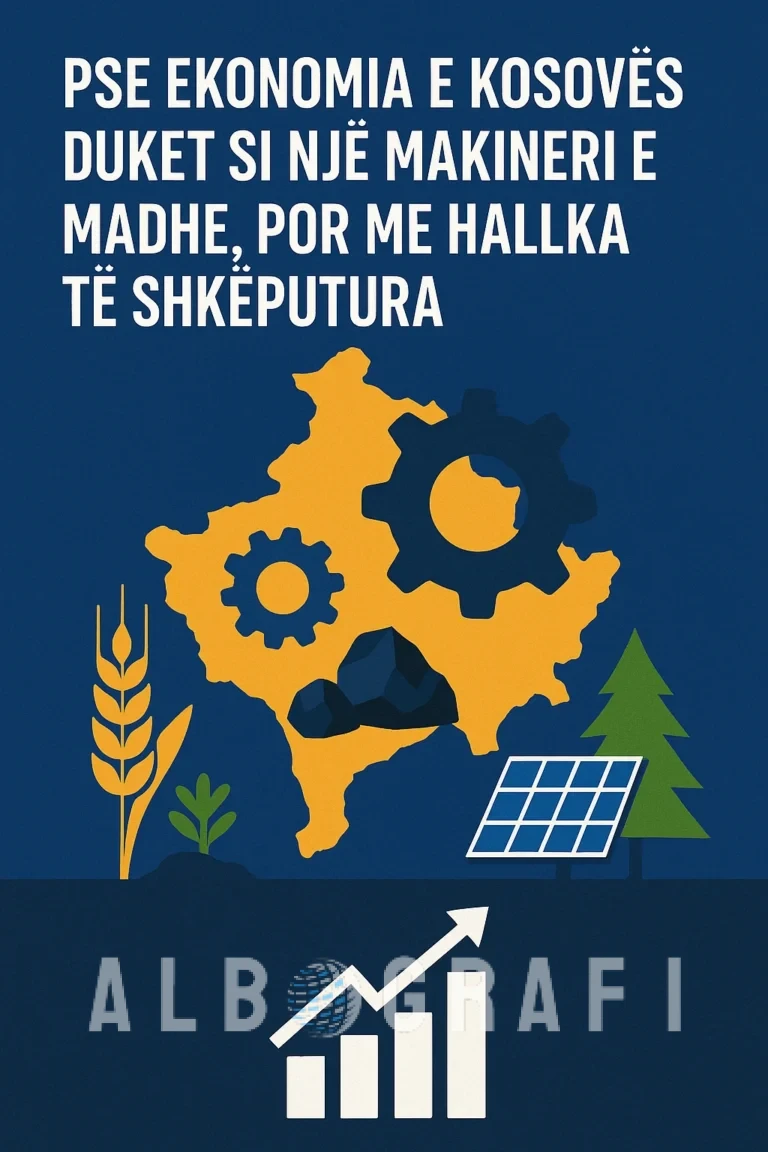 Pse Ekonomia e Kosovës Duket si një Makineri e Madhe, Por Me Hallka të Shkëputura